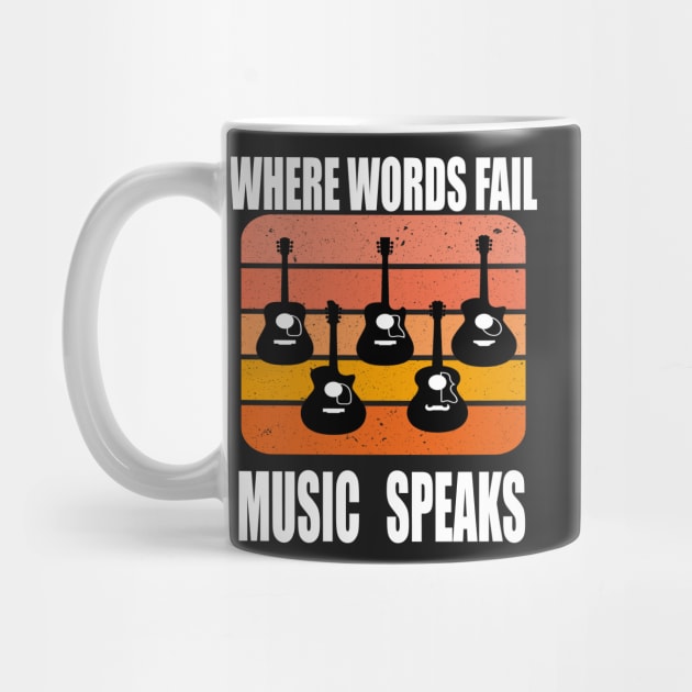 where words fail music speaks guitar | music lovers and dance | pop song by stylechoc